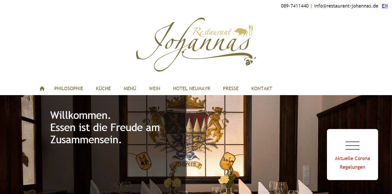 Restaurant Johannas München